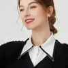 Bow Ties Shirt Collier détachable pour les femmes blanches Fake Pull amovible Blouse top Top Decorative Faux Cols Neckware False