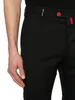 Pantalon pour hommes 100% laine Kiton Kiton Logo-Embroidered Slim-Fit Pantal