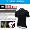 All Black Cycling Jersey Bib Short Set Herren Mountain Bicycle Cloding Sleeve Anzug Sport MTB Bike Training Uniform 240422