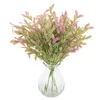 Fleurs décoratives couronnes artificielles fleurs en plastique plastique plantes à la maison mobutières chambres vases décorations mariages