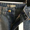 Marka dżinsów Kobiety Jean Designer Pants Logo moda wysoka talia szerokie nogi dżinsy spodnie kobiety wakacje harem dżinsowe spodnie marca 06 marca