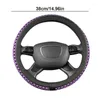 Steering Wheel Covers Ice Silk Cover Non-Slip Breathable Vehicle Hand Pad Auto Car