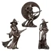 Miniature Nordic Retro Witch Statue Statue Minimalista Crabroni fatti a mano Giardino Home Office Decorazioni Regali di figurina