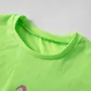 Kvinnors t-shirt anjamanor grafik t sommar 2024 mode neon grn korta slve tops kvinnor mode strtwear y2k skjortor baggy d85-be20 t240507