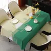 Table Cloth Waterproof And Oil-Proof Disposable Tablecloth PVC Mat Rectangular Placemat Coffee