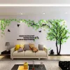 Stickers Large Size Tree Acrylic Decorative 3D Wall Sticker DIY Art TV Background Wall Poster Home Decor Bedroom Living Room Wallstickers