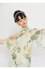 Festklänningar y2k kläder vintage blommor broderier midi kvinnor kläder kinesiska stativ krage eleganta kvällskonnar