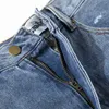 NS 2021 Стильный цветовой блочный лоскутный отверстие с разрывами мужские брюки для джинсов Hip Hop Vintage вымытые мешковаты