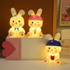 3D Animal Cartoon Night Light Decoration I Bedroom Bedside Cute Rabbit Light Light