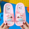 Slipper Nuovi Scarpe per bambini Summer Girl Girl Sandali di coniglio cartone animato Casa genitore-bambino pantofole per bambini sandali per bambini baby beach kid