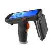 Escáneres de 5.5 pulgadas Android Handheld 1D 2D QR Barcode Scanner PDA RFID LARGN RANGO UHF con pistola de agarre de pistola para inventario de almacén