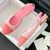 Platte ballet flats dames kleding schoenen boot slingbacks ontwerper sandalen brock hakken slingback pomp blauwe denim suede loafers kleurrijke Mary Jane schoenen kantoor feestschoenen