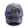 Ballkappen 2023 neuer Designer Vintage Shark Hat Sticker Snapback Baseball Cap Casquette Homme Hip Hop Casual Visor Hüte für Frauen Männer D240507