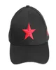 Modedesigner Caps hochqualitativ hochwertige rote Fünf -spitze Star National Flagge bestickte Baseballhut -Männer und Frauen im Freien Casual PE2136376