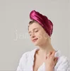 Super absorbierende Anti-Frizz-Instant trocken doppeltes Stoff Mikrofaser Satin Haar Turban Trocknen Easy Twining Tuch DF125