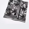 Jupes pour femmes imprimées midi jupe chic rétro de mode rétro Embellissement plage de plage streetwear été