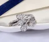 14K White Gold FL Dimond Ring for Women Fine Bizuteri nillos De Wedding with Cushion Zirconi Gemstone 14K Gold Rings Jewelry5488823