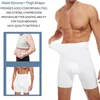 Men Body Shaper Control Control Compression Shorts Belly Slimming Shapewear Abdomen Reducer Pantes Fitness Boxer Pantalon Sous-vêtements 240506