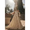 Bröllopet utanför underbara a-line klänningar Stropplös axel 3D-blomma sökande Backless Court klänning skräddarsydd dragkedja plus storlek brudklänning vestidos de novia
