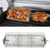 Meshs Camping Supplies en acier inoxydable Grill Roaster BBQ ROSERIE OVREWOWNEWS CAGE OVEN Cage pour les outils de cuisson de camping