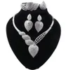 Серьги для ожерелья в новом кристалле Dubai Ювелирные изделия наборы индийской свадебной вечеринки Women039s Модные костюмы ювелирные изделия4411234