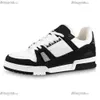 2024 Дизайнерские кроссовки Virgil Trainer Casual Shoes the Calfskin Leather Abloh White Green Red Blue Letter Platform