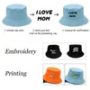 Шляпа шляпы с широкими кражами ковша персонализировал ваше текстовое ведро для настройки вышивки Bob Hat для взрослых Kid Custom Party Group Команда Sun Hat Hat Yp301 J240425