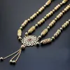 Sunspicems 18K Gold Color Morocco Caftan Body Chain Bride Jewelry Takchita Chest Houtter County Chain Wedding Bijoux 240507