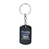 2024 Trump Keychain US President Verkiezingsvlag Hanger Roestvrij staal Tags Save America Again Keyring ZZ