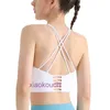 Moda LLTOPS Mulheres Sexy Mulheres Yoga Esporte Roupa Esportiva Tirchas de ombro finas de ombro lindo