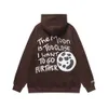 Trenda marki Broken Planet BP Drukowane litery dla mężczyzn i kobiet z kapturem, odzież wierzchnia