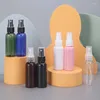 Garrafas de armazenamento 10pcs/conjunto 30/50ml/60ml/100ml vazio colorido atomizador de spray de estimação de estimação portátil reabastecido Recipiente de desinfeto líquido