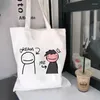 Sacchetti della spesa sogno sMP sMP shopper borse kawaii game borse grafiche a spalla per borse casual donna tela elegante