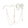 Lunettes de lunettes Fashion Crystal Crystal Lunettes de soleil Chaînes Round Per perle chaîne Face Mask Mask Gasses Lunets Chaîne Masque Lanyard Femmes Bijoux