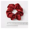 Accessoires de cheveux Solid Scrunchies Ring Elastic Bands Pure Color Bobble Sports Dance Soft Charming Drop Living Products Tools Dhhc7