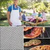 Accessoires Barbecue Grid Baking Netto Accessoires Nitstick Grilling Mesh Mat Werkt op roker Pellet Gaskool BBQ Sheet Liners