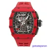 Minimaliste RM Wrist Watch RM11-03 Red NTPT Limited Tourbillon Full Hollow Manual Leisure Business RM1103