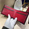 Herenportelhouder SF Luxe ontwerper 6/8 Kaart Slot Red Blue Interieur USD Wallets Materiaal Koehidetebied Portefeuille Cash Coin Pocket Thread Portafoglio met doos