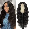 Nature Lacefront Wigs synthétiques vendant des perruques pour femmes avec une petite dentelle et une grande vague Bandage de cheveux bouclés longs de lacewigs