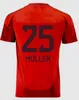 24 25 Soccer Jersey Sane 2024 Shirt Football Goretzka Gnabry Camisa de Futebol Men Kids Kits Kimmich Fans Joueur 50th Bayern Oktoberfest Kit Neuer Kane Tel Munich