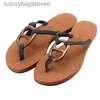 Fashion originele H Designer Slippers Zomer Nieuwe H Slippers Dames Sandalen Varken Varken Neuclip Teen Flip Flop Grote platte sandalen met 1: 1 Brand Logo