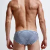 Pakken Mens Stripes Swimwear Sexy lage taille zwembroek Boxers strak man bord boksers man zwembad zwembadbroem shorts badpakken