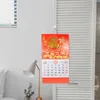 Calendrier 2024 Mur Calendrier chinois New Ye Style Paper Paper Pendant Declicate