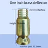 Upgrade 4/5/6/8 Defletor de ponto de defletor Manual de preenchimento de cobre Acessórios de tubo de óleo Siphon Conector Gasolina Shaker Baseus
