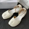 Tabi Ballerina Designer Classic Disual Shoes Ballet Flat Shoes Shoes Shoes Lamb Lame Top Factory