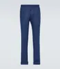 Designer Mens Pants Linen Kiton straight Trousers for Man Casual Long Pant