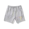 Heren shorts zomerheren los en ademende trekkoord ontwerp sport shorts modieuze straatheren losse caprisl2405