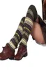 Çiçek Çizgisi Geometrik Yün Karışımı Diz Yüksek Baclet Bacak Isıtıcıları Çoraplar Boot manşetleri Toppers Taytlar Kadın Kızlar Sonbahar Kış Gevşek 3605692