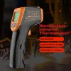 Wskaźniki termometr w podczerwieni bez kontaktu cyfrowy przemysł pirometr IR Temperatura pistolet