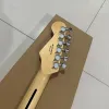 Chitarra per chitarra elettrica, colore giallo crema, tastiera scollop, corpo in mogano, spedizione gratuita